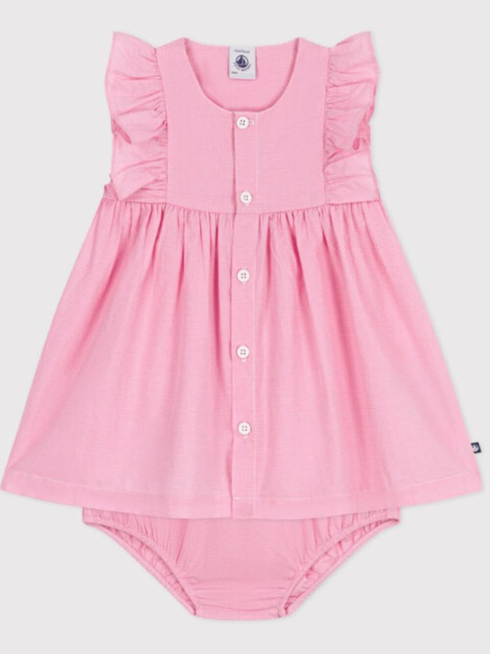 Petit Bateau 12months pink dress